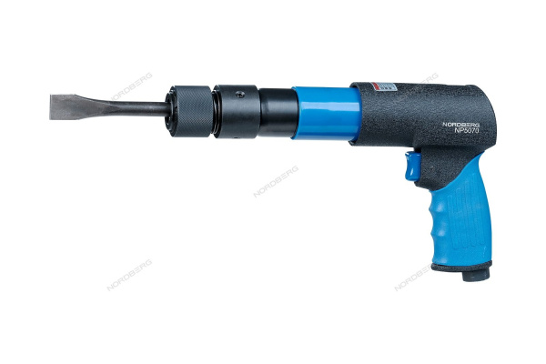 Пневмозубило с комплектом насадок и быстросъемн. держателем NORDBERG NP5070 (250мм)