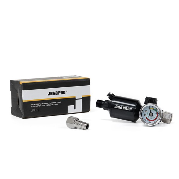 Регулятор давления с манометром и фильтром-влагоотделителем JETA PRO JFR10