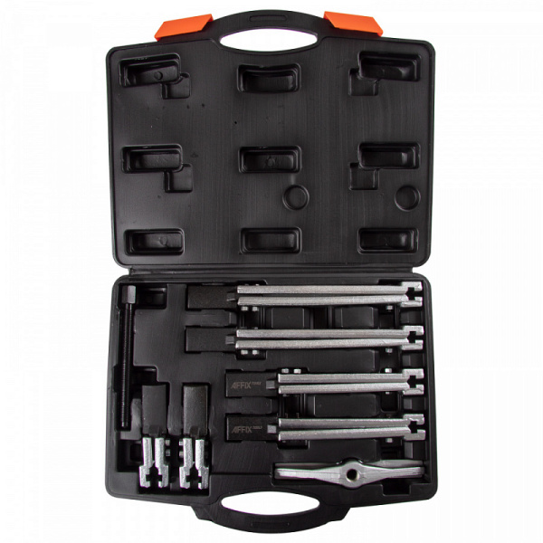 Съемник подшипников AFFIX AF10412008C, 2-х захватный, кейс, 8 предметов