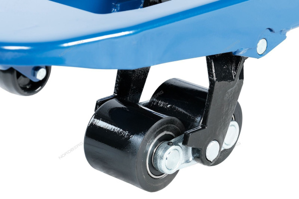 Тележка складская гидравлическая NORDBERG N3902-25 с ПУ колесами (2,5 т)