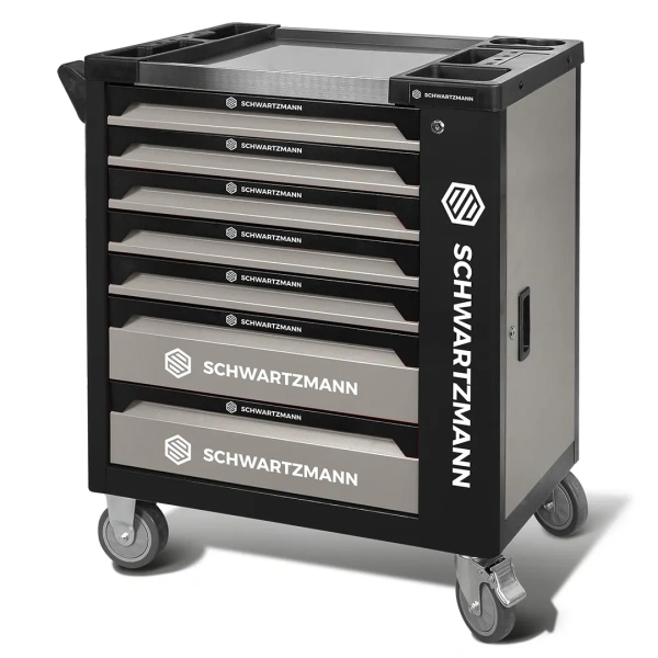 Набор ручных инструментов в стальной тележке (159пр.)