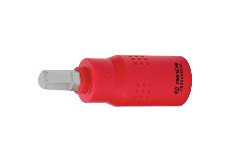 Насадка (бита) торцевая диэлектрическая KING TONY 2035VE 1/4", HEX