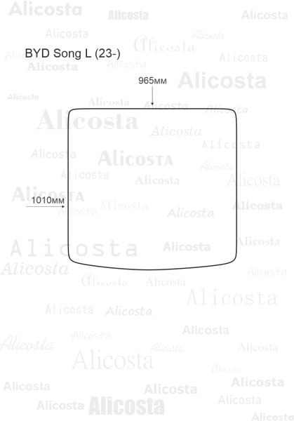 EVA-коврик в багажник BYD Song L (23-)