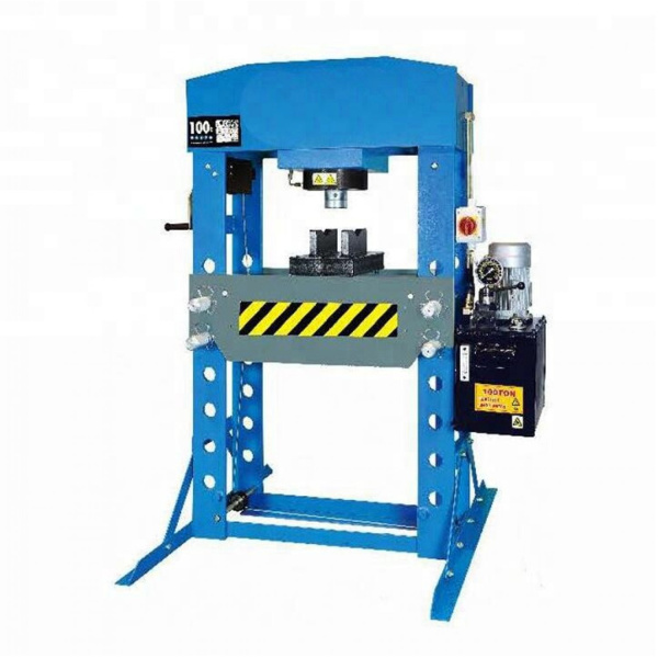 Пресс гидравлический напольный ROSSVIK HJ0883.5005 (100 тонн, электропривод, цвет синий RAL 5005)