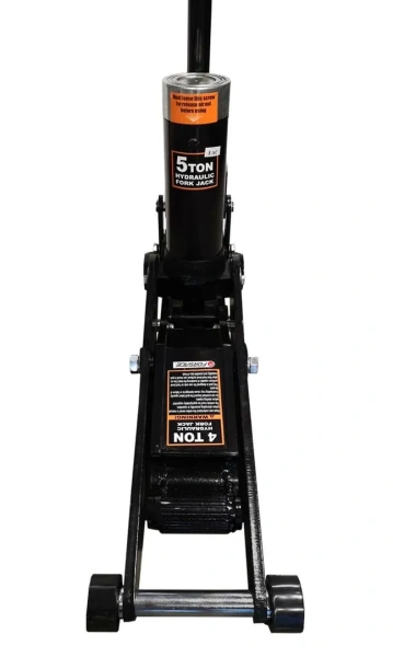 Домкрат подкатной ножничный с двумя уровнями подхвата, 4/5т (уровень подхвата 70/415мм, h max 435/735мм)