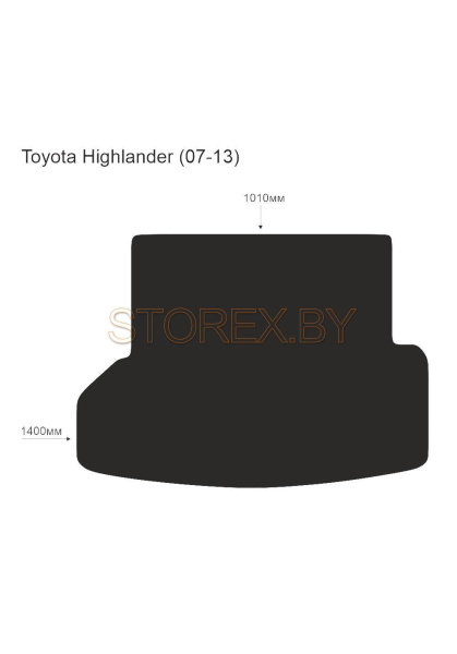 Toyota Highlander (07-13) Багажник copy