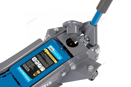 Домкрат подкатной с изменяемой высотой подхвата и регулируемой проставкой 2 / 3 т NORDBERG N32025