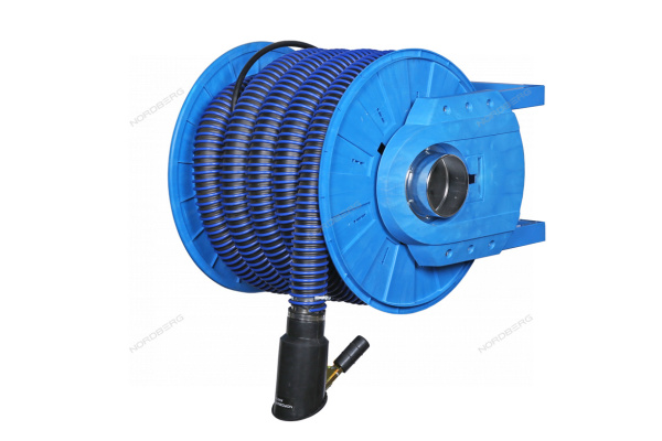 Катушка для сбора выхлопных газов с автоматическим приводом со шлангом D=75 и насадкой HRF8075E-KIT NORDBERG