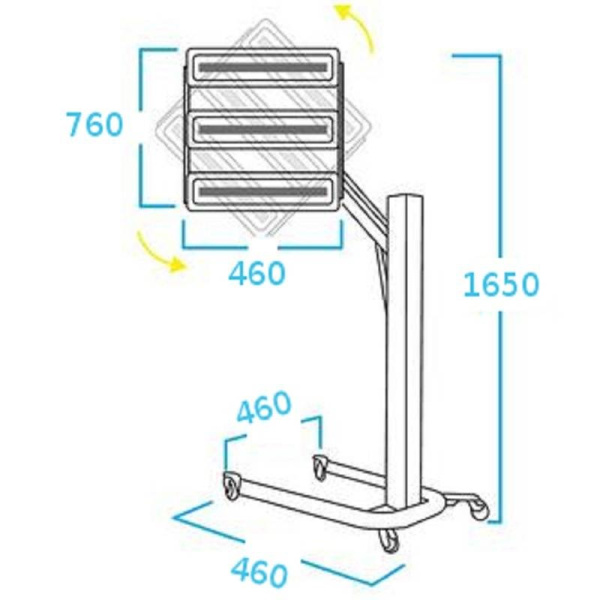 Сушка инфракрасная коротковолновая 2 элемента NORDBERG IF2