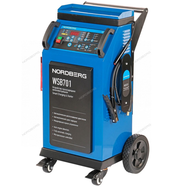 Устройство пуско-зарядное интеллектуальное 12/24 В макс. ток 750 A NORDBERG WSB701