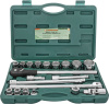 Набор головок торцевых S04H6321S (S04H6121S), 3/4"DR, 19-50 мм, 21 предмет