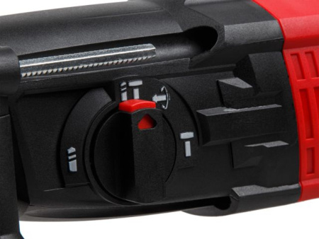 Перфоратор WORTEX RH 2621 в чем. + (2 зубила, 3 сверла) 800 Вт, 2.6 Дж, 3 реж., SDS-plus, Vario-Lock