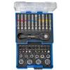 Набор бит и головок с трещоткой 1/4''41 пр.