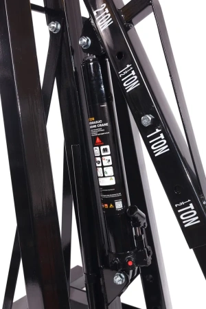 Кран гидравлический, 2т складной, (высота подъема 2200мм, длина стрелы:1000-1570мм)