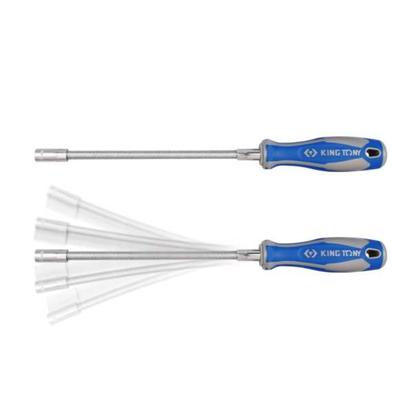 Отвертка торцевая 10 мм, 300 мм, гибкая, для хомутов  KING TONY 1453-10