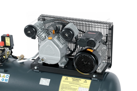 Компрессор поршневой с ременной передачей NORDBERG NCP100/360A (220В, ресив. 100л, 360л/мин)