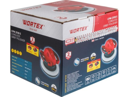 Аккум. полировальная машина WORTEX CPM 2518 E в кор. ALL1 XLT с акб и з/у SET