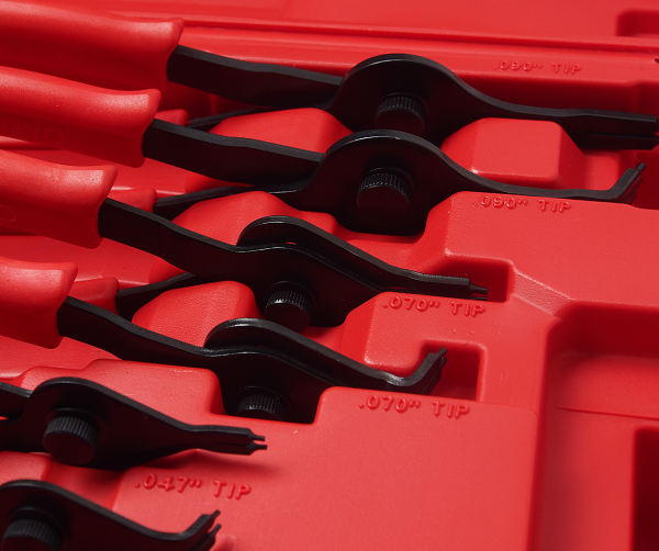 Съемник колец стопорных JTC JW0640 (10 предметов)