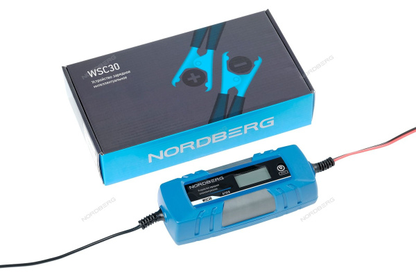 NORDBERG Устройство WSC30 зарядное интеллектуальное 6/12V макс ток 4A