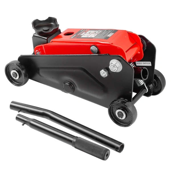 Домкрат подкатной гидравлический 2.5т (h min 140мм, h max 390мм)