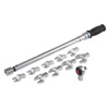 Ключ динамометрический серии "FIT" KING TONY 345203D11MR (14х18 мм, с набором рожковых насадок 13-30 мм, 60-340 Нм, кейс)