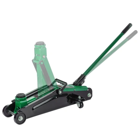 Домкрат подкатной гидравлический 2т ( h min 130мм. h max 380мм) в кейсе