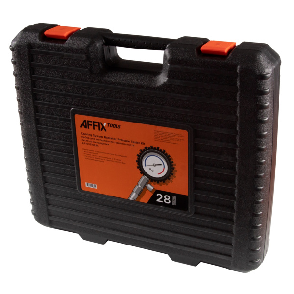 Набор для тестирования герметичности системы охлаждения 28 предмета кейс AFFIX AF10331028C
