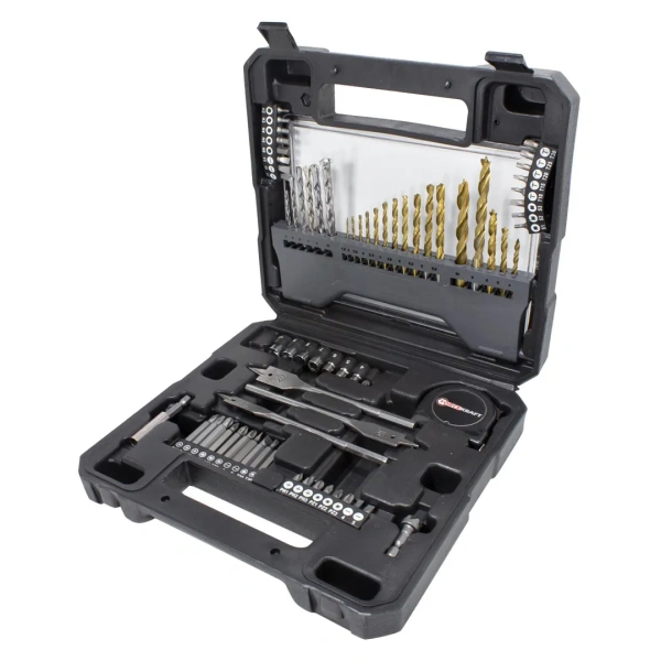 Набор инструментов 71пр(головки:4-10мм, биты, сверла),в кейсе
