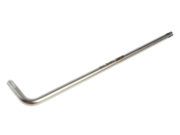 Ключ TORX Г-образный удлиненный JTC 73415 (T15H, L=100 мм)