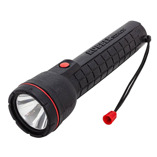 Фонарик переносной влагонепроницаемый в прорезиненном усиленном корпусе Sonca Krypton(KPR103, 3xD/R20/UM1,яркость луча увеличена на 70%)в блистере