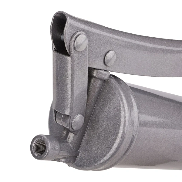 Шприц ручной для нагнетания густой смазки 400мл, в комплекте с жестким и гибким наконечниками