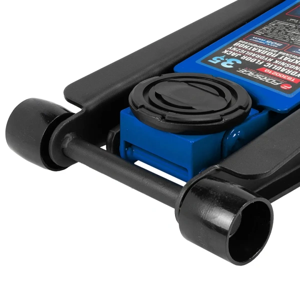 Домкрат подкатной гидравлический двухпоршневой 3.5т (h min 75мм, h max 505мм)