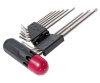 Набор ключей TORX T10Н-Т50H Г-образных с отверстием JTC 3924 (9 предметов)