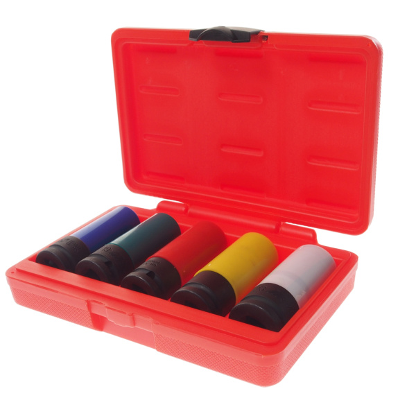 Набор головок колесных для литых дисков JTC 5530 (5 предметов)