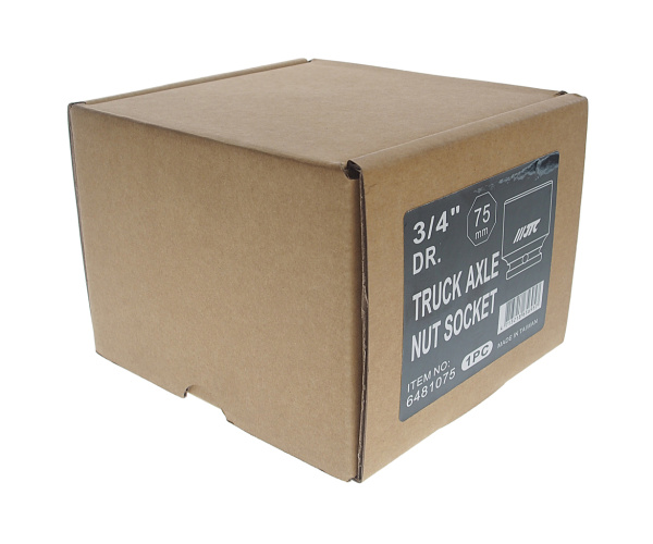 Головка торцевая 8-ми гранная ударная JTC 6481075 (3/4", 75 мм, L=81 мм)