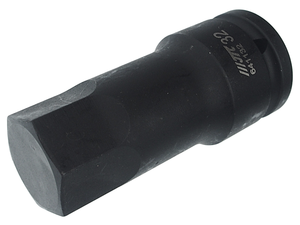 Головка торцевая ударная JTC 641132 (3/4", HEX, H32, L=100 мм)