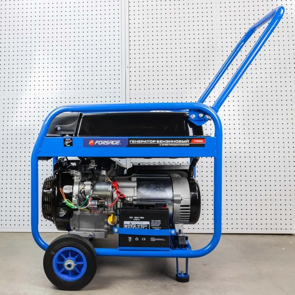 Генератор автономный бензиновый (2300/7000Вт ном., 3 роз. 220В~50Гц+роз.400В, двиг.15л.с., бак для бензина 25л, бензин АИ-92, время раб. 8ч, шум 97дБ)