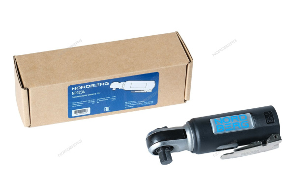 Пневмотрещотка укороченная 3/8" NORDBERG NP0234