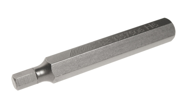 Бита HEX 6-ти гранная удлиненная JTC 1357506 (H6х75 мм, 10 мм, S2)