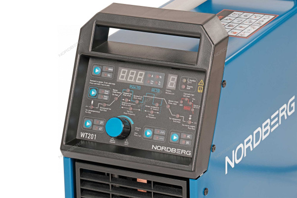 Аппарат сварочный инверторный TIG+MMA 220 В NORDBERG WT201