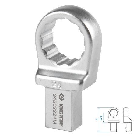 Насадка накидная серии FIT KING TONY 34502224M (24 мм, 14х18 мм)