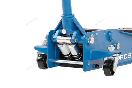 Домкрат подкатной 3 тонн 130-470 мм с резиновой насадкой быстрый подъем NORDBERG N3203