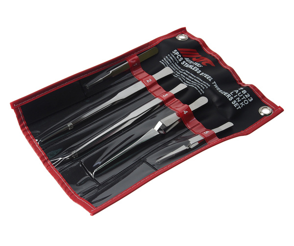 Набор пинцетов JTC 7823 (нержавеющая сталь, 5 предметов)