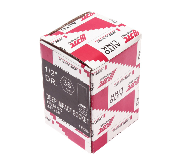 Головка торцевая ударная глубокая JTC 448238 (1/2", 38 мм, L=82 мм)