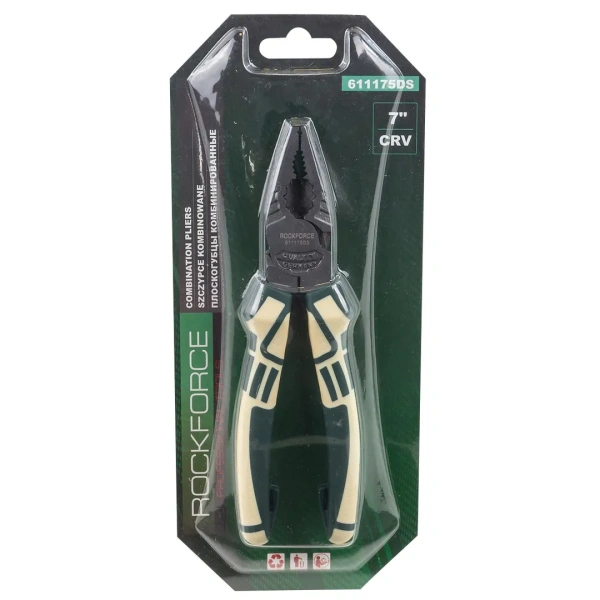 Плоскогубцы многофункциональные ''Profi'' 175мм Cr-V 6150+доп. закалка (усилие сжатия увеличино на 60%), в блистере