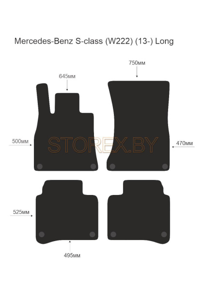 Mercedes-Benz S-class (W222) (13-) Long copy