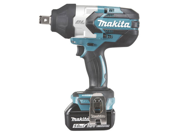 Аккум. ударный гайковерт MAKITA DTW 1001 Z в кор. + АКЦИЯ (BL1830B + DC18SD) (18.0 В, 1 акк., 3.0 А/ч Li-Ion, посадочн. квадрат 3/4 ", 1050 Нм, вес 3.