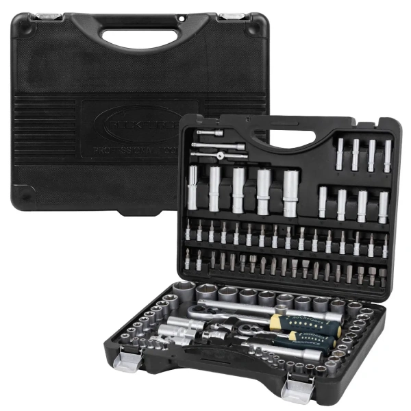 Набор инструментов 108пр.1/4''&1/2''(6гр.)(4-32мм)