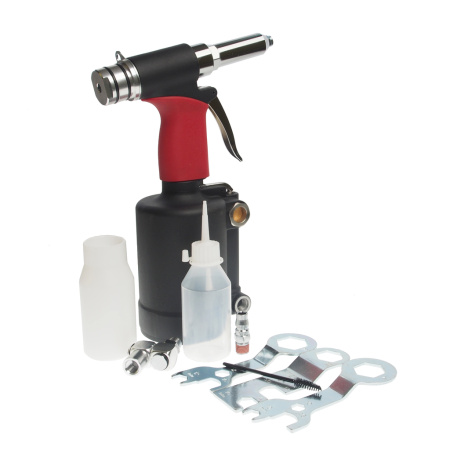 Заклепочник пневматический усиленный JTC 7728 (1/4", шток 15,8 мм, 90PSI 3300LBF)