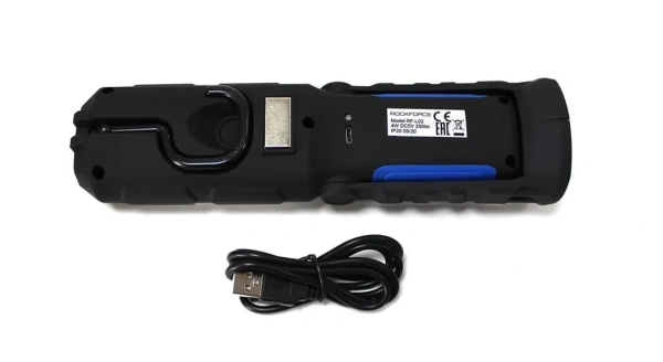 Лампа светодиодная аккумуляторная(4W COB+1W,2 магнита,крючок,180гр.,250Lm,1200mAh,USB провод,время раб.5ч,время заряд.3ч)